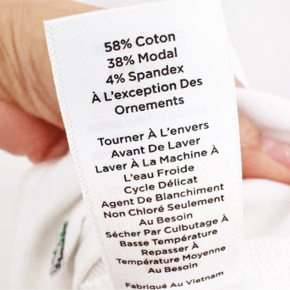 💚T by Talbots White Sleeveless Polo with Embroidery - Picture 7 of 9